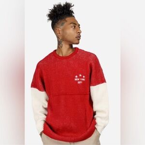 Spirit Jersey New York State Knit Sweater